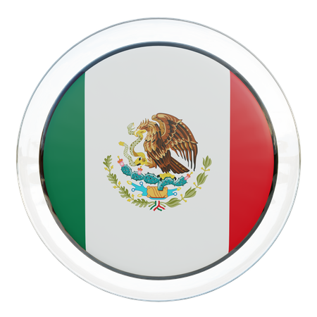 Mexico Flag  3D Illustration