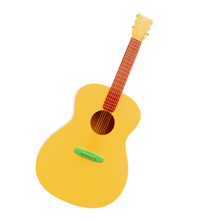 Mexico guitar maraca  3D Icon