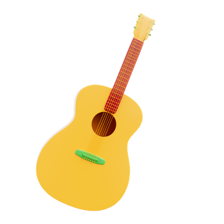 Mexico guitar maraca  3D Icon