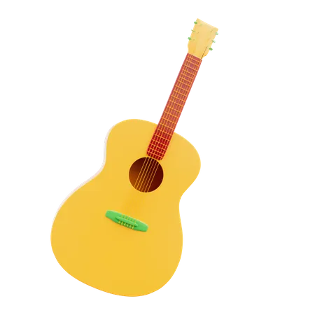 Mexiko-Gitarre Maraca  3D Icon
