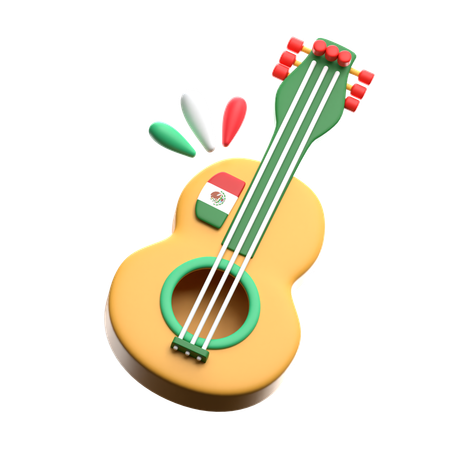 Mexico Music  3D Icon