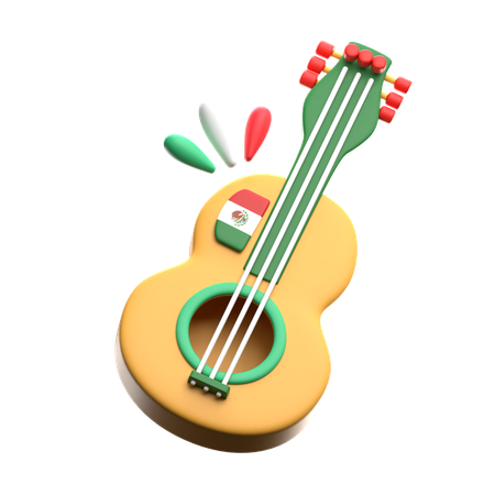 Música de México  3D Icon