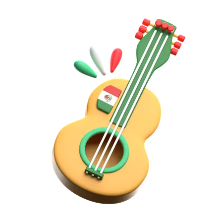 Música de México  3D Icon