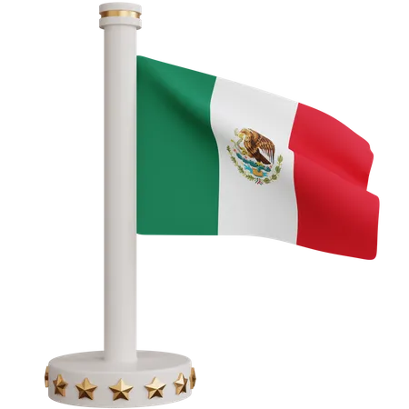 Mexico National Flag  3D Icon