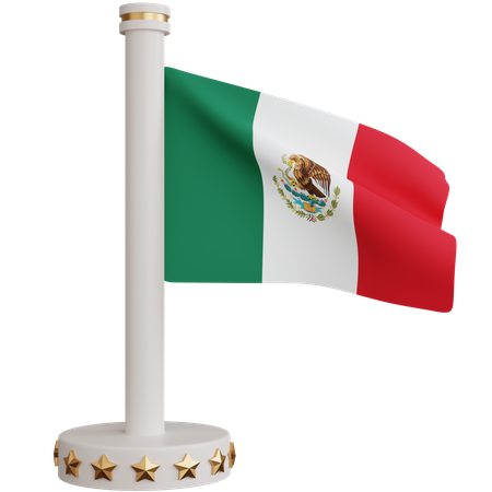 Mexico National Flag  3D Icon