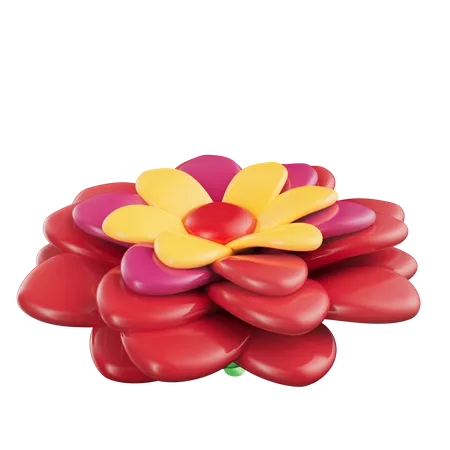 Mexikanische Blumen 01  3D Icon