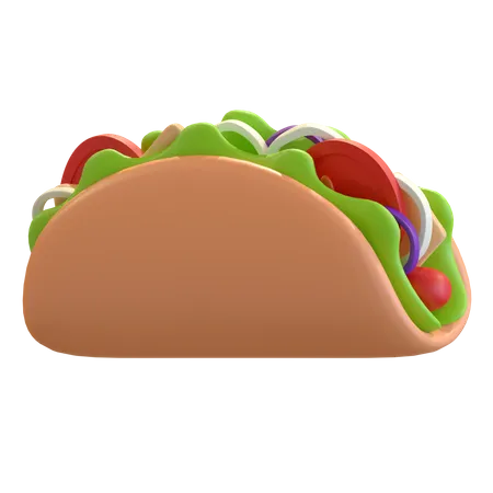 Sandwich Symbol Fastfood 3 D Illustration 3D Illustration