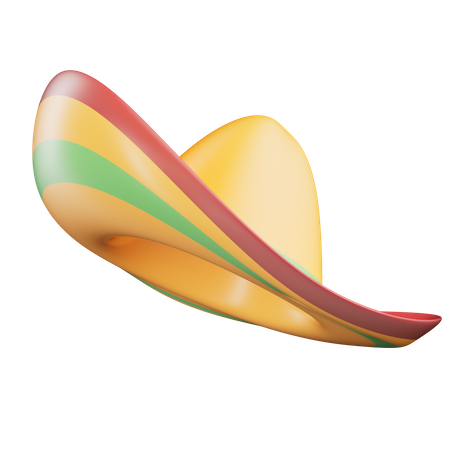 Mexikanischer Hut  3D Icon