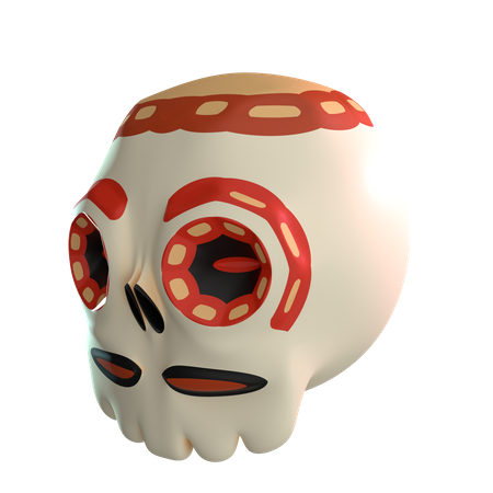 Mexikanischer Totenkopf  3D Icon