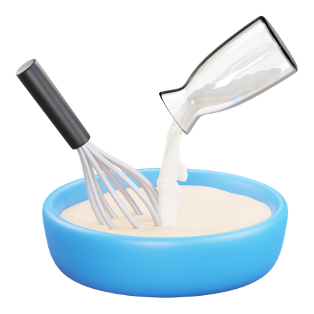 Mezcla de leche  3D Icon