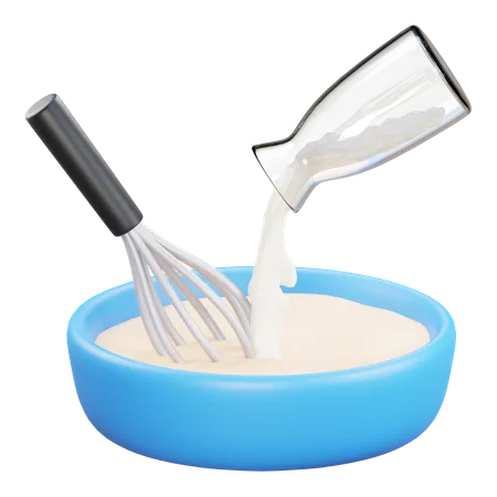 Mezcla de leche  3D Icon