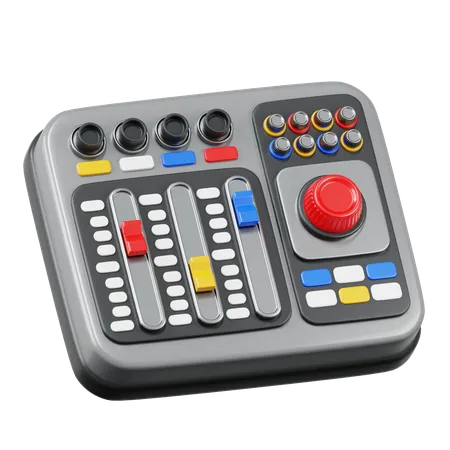 Mezclador de audio  3D Icon