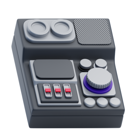 Mezclador de audio  3D Icon