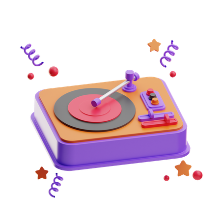 Mezclador de disc jockey  3D Icon
