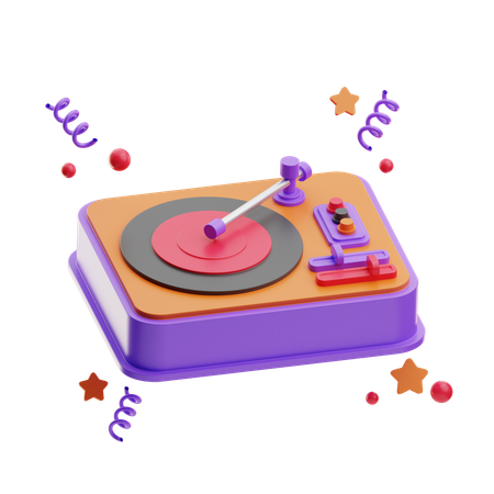 Mezclador de disc jockey  3D Icon