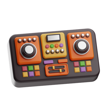 Mezclador de dj  3D Icon