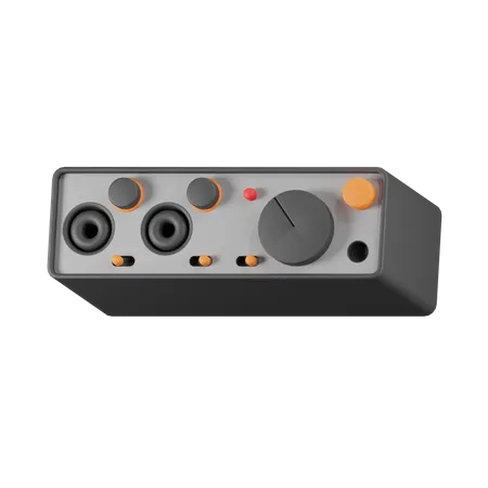 Mezclador de sonido  3D Icon