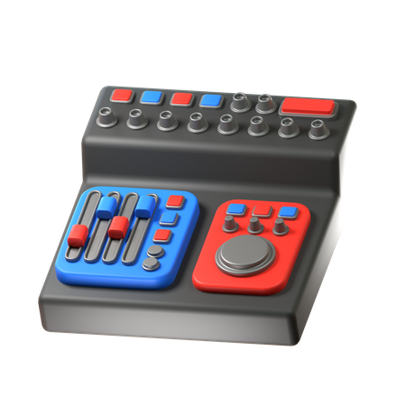 Mezclador de sonido  3D Icon