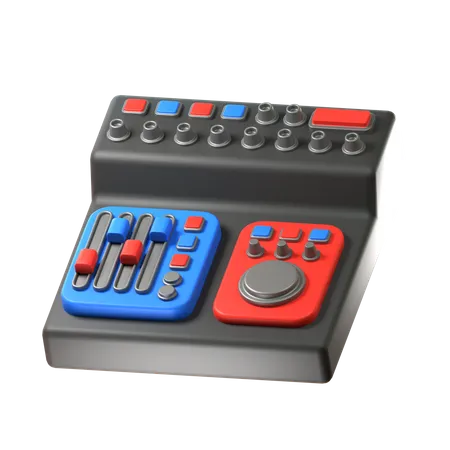 Mezclador de sonido  3D Icon
