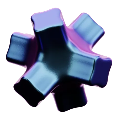 Mezclador estrella  3D Icon