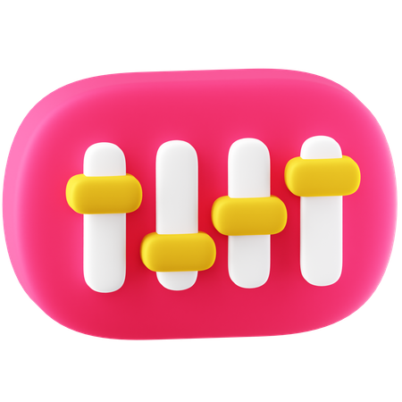 Mezclando sonido  3D Icon