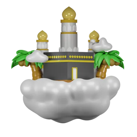 Mezquita kabbah  3D Icon