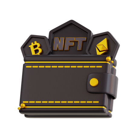 Mft Wallet  3D Icon
