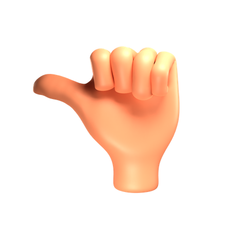 Mi gesto con la mano  3D Icon