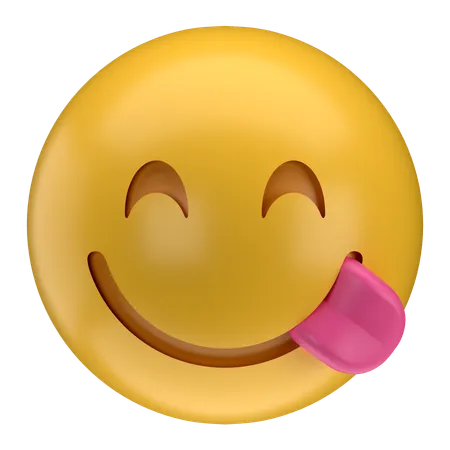 Miam emoji  3D Icon