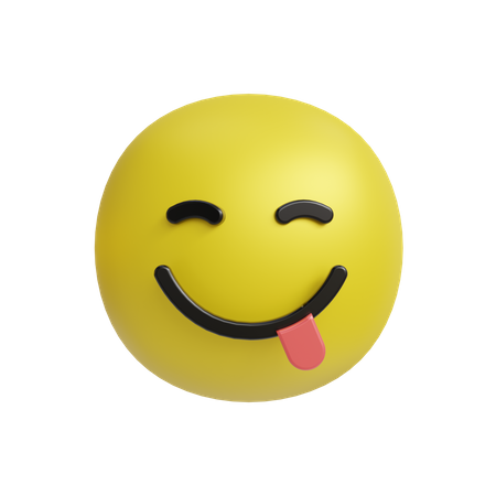 Miam emoji  3D Icon