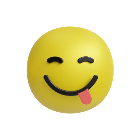 Miam emoji  3D Icon