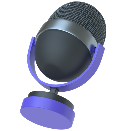 Mic  3D Icon