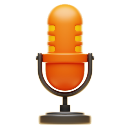 MIC  3D Icon