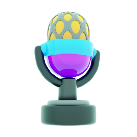 Mic  3D Icon