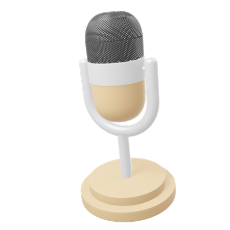 マイク  3D Icon