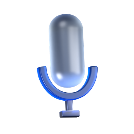 Mic  3D Icon