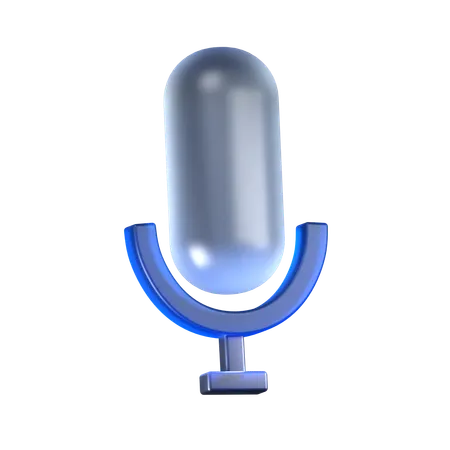 Mic  3D Icon