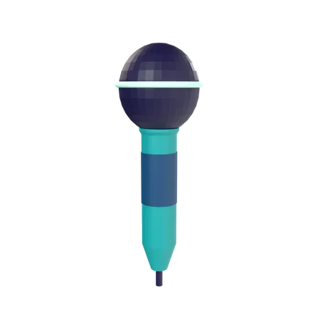 Mic  3D Icon