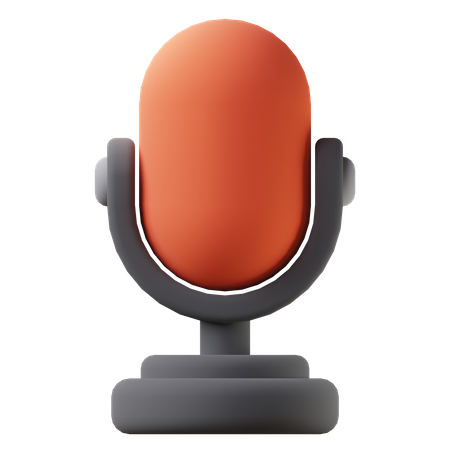 Mic  3D Icon