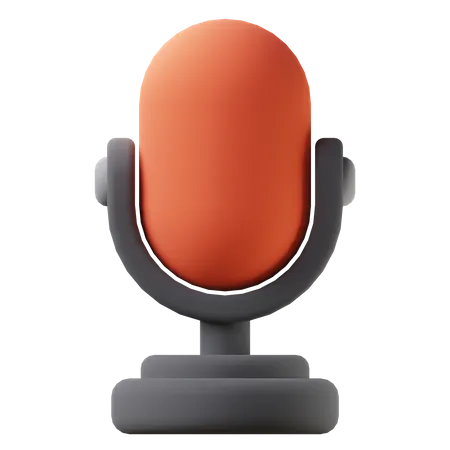 Mic  3D Icon