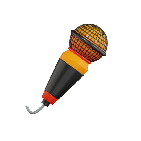 Mic  3D Icon