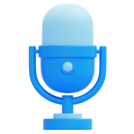 Mic  3D Icon