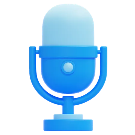 Mic  3D Icon