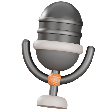 Mic  3D Icon