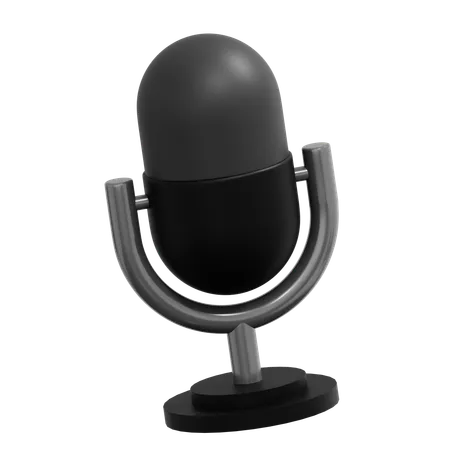 Mic  3D Icon