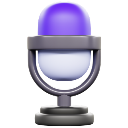 Mic  3D Icon