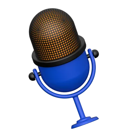 Mic  3D Icon