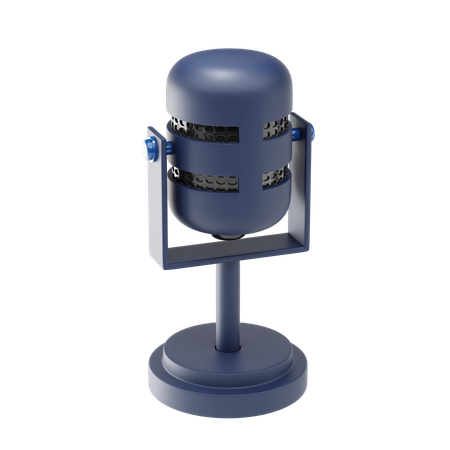 Mic  3D Icon