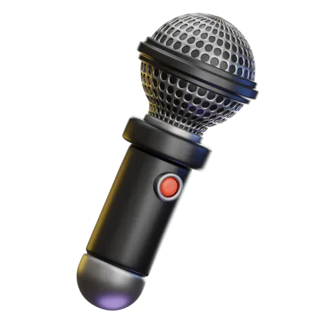 Mic  3D Icon