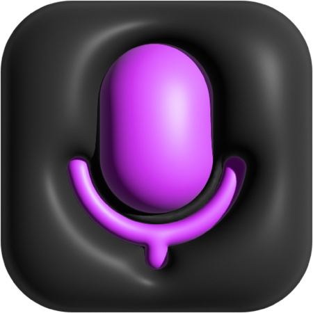 Mic  3D Icon